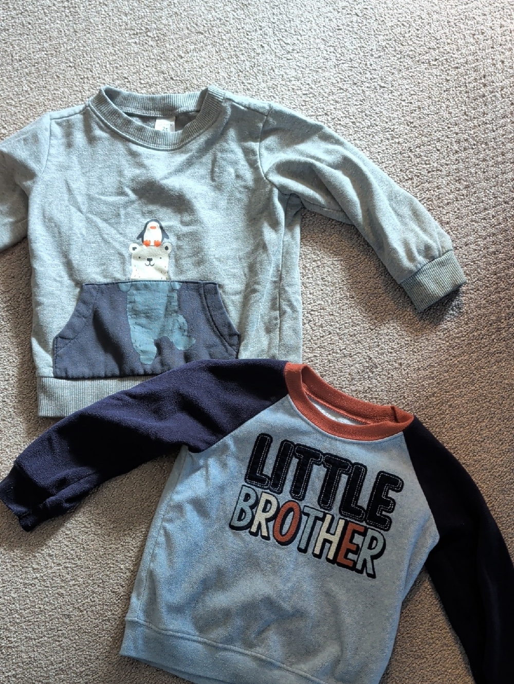 2 Carter Sweatshirts for Kids - Blue & Navy
